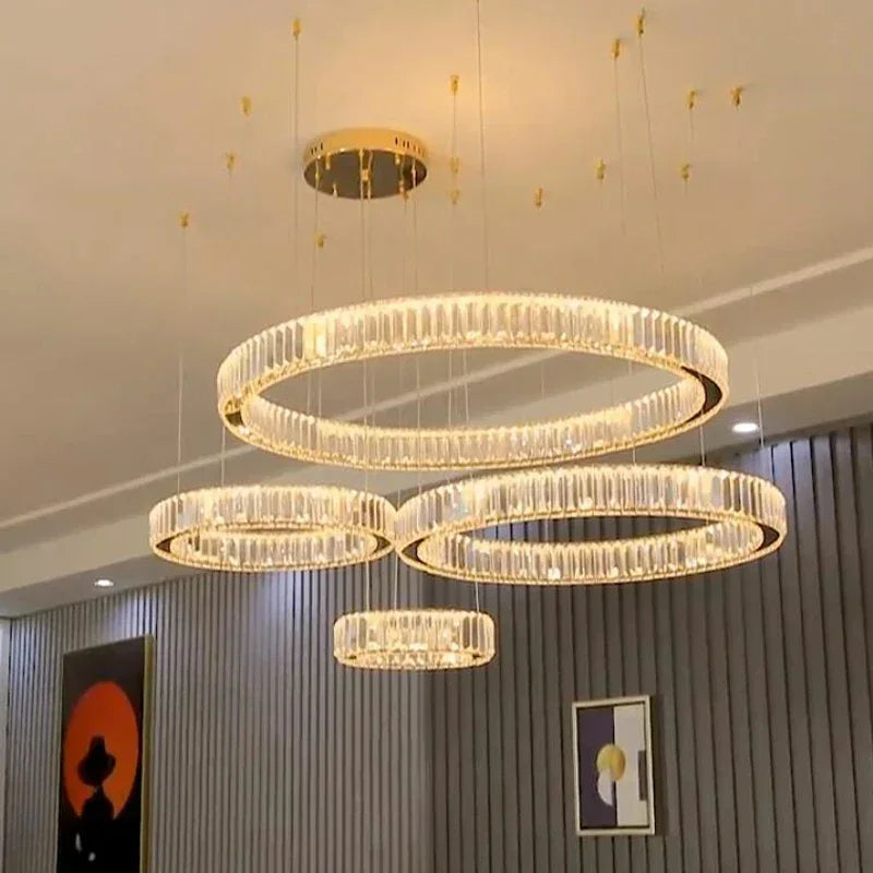 Modern Luxury Crystal LED indoor Chandelier
