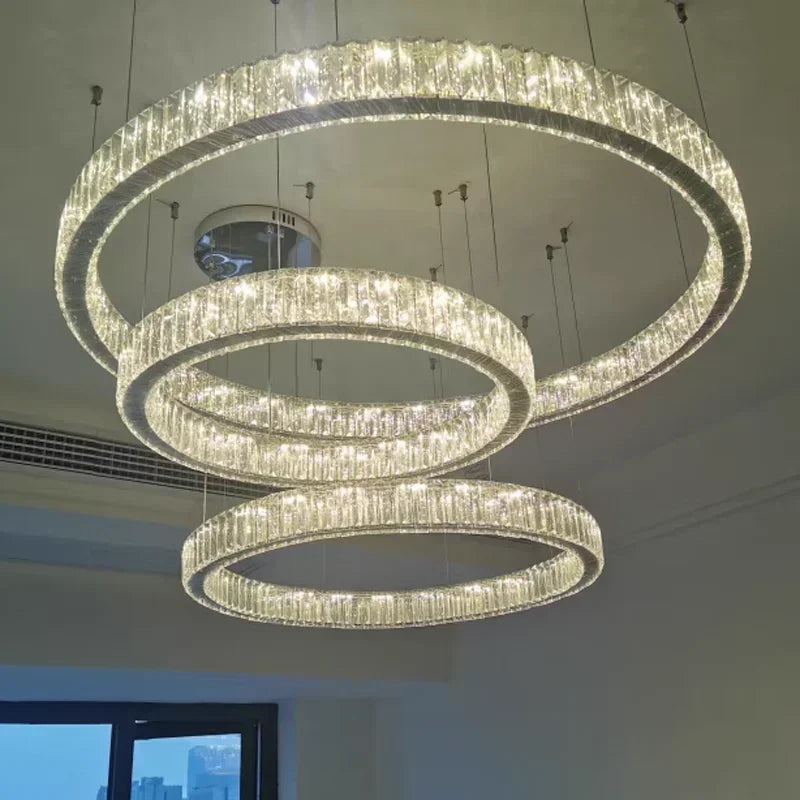 Modern Luxury Crystal LED indoor Chandelier