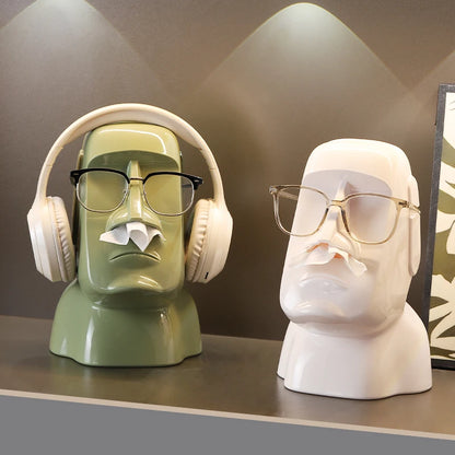 Moai Statue Multi-Purpose Essentials Holder