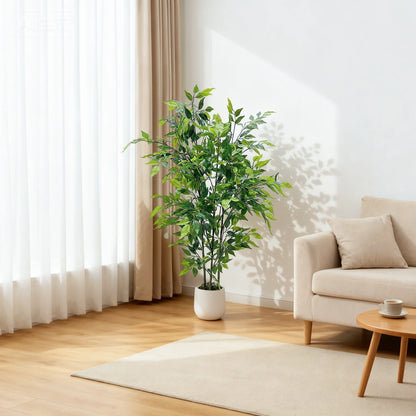 Artificial Ficus Tree with Planter