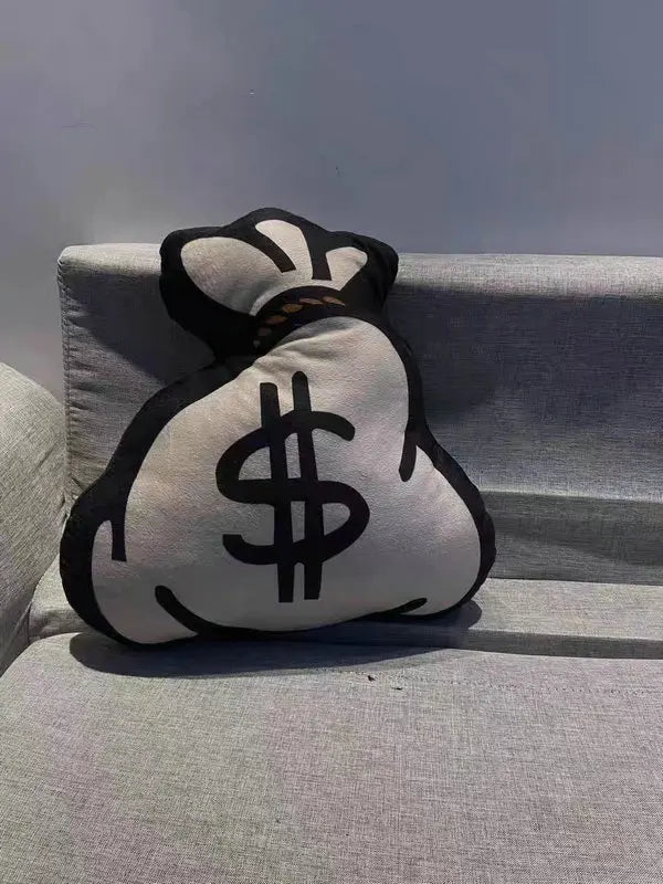 Money Bag Plush Pillow