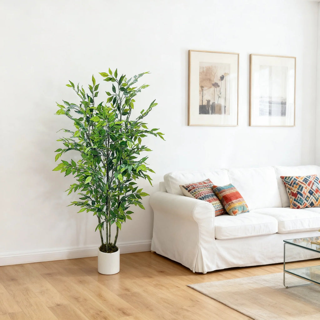 Artificial Ficus Tree with Planter