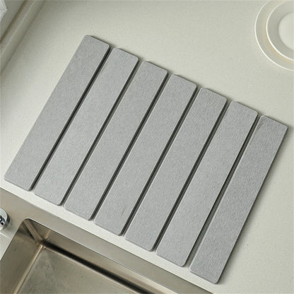 Stone Kitchen Dish Drying Mat