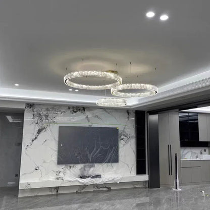 Modern Luxury Crystal LED indoor Chandelier