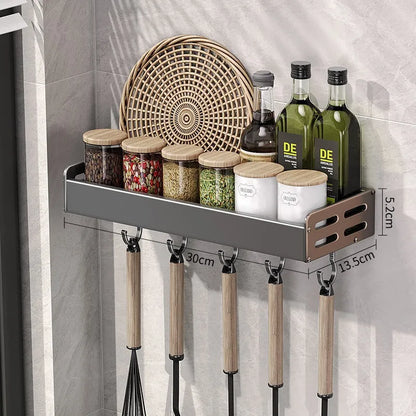 Gunmetal Kitchen Storage Rack