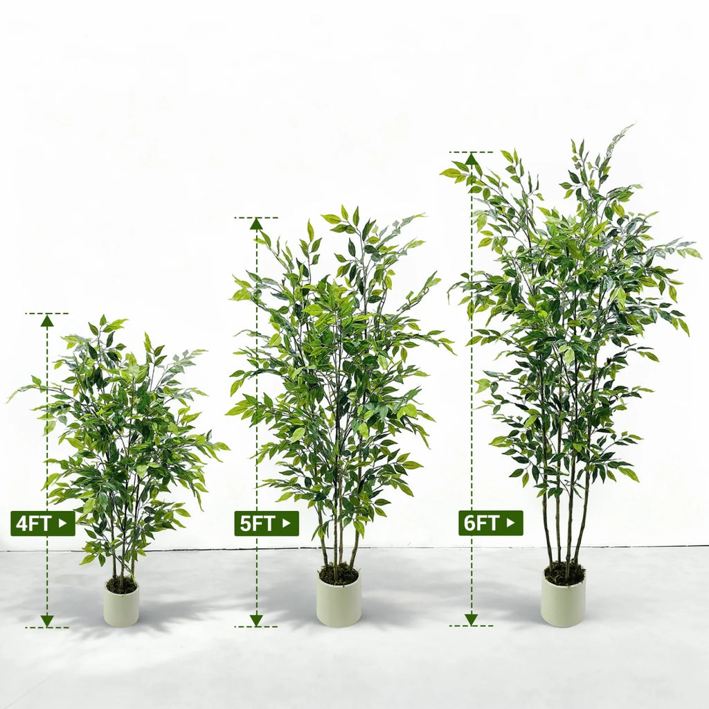 Artificial Ficus Tree with Planter