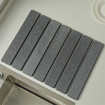 Stone Kitchen Dish Drying Mat