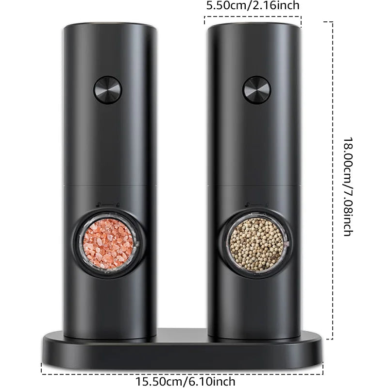 Salt & Pepper Grinder with LED Light