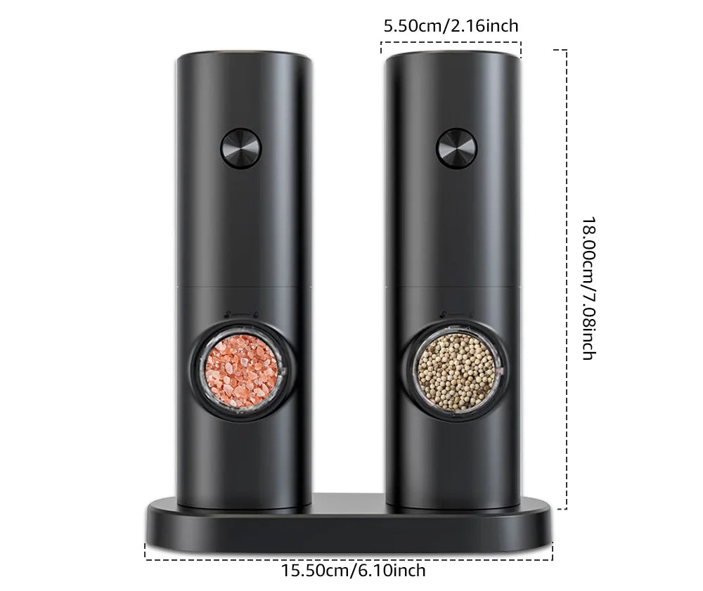 Salt & Pepper Grinder with LED Light