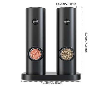Salt & Pepper Grinder with LED Light