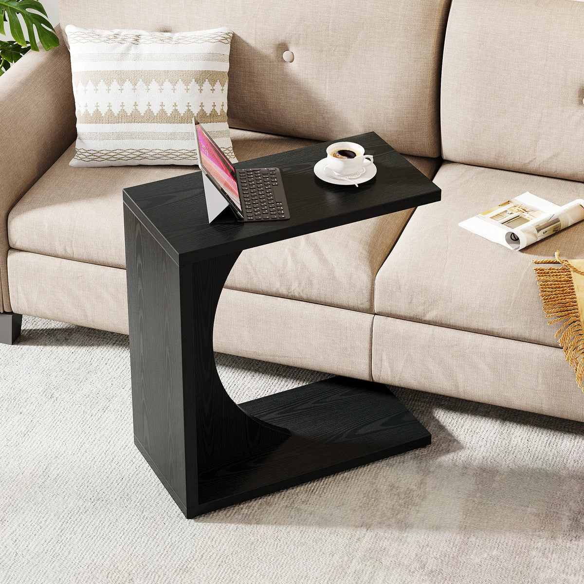 C-Shaped Side Table