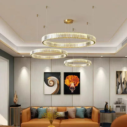 Modern Luxury Crystal LED indoor Chandelier
