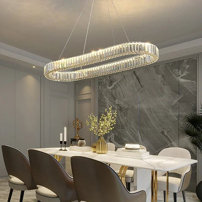Modern Luxury Crystal LED indoor Chandelier