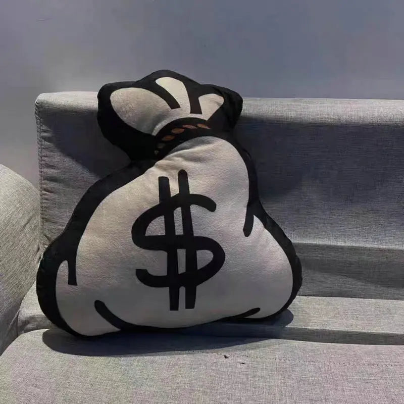 Money Bag Plush Pillow