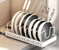 Steel Under Cabinet Pull-Out Pots and Pans Organizer