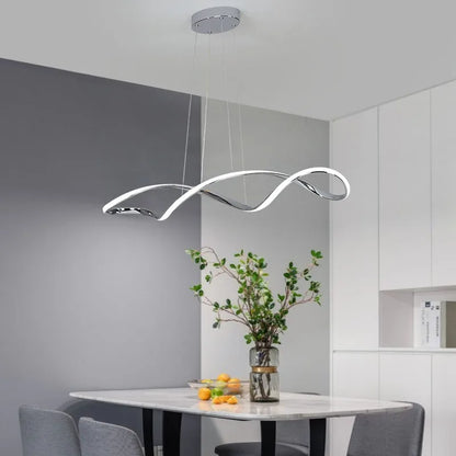 LED Spiral Glow Pendant
