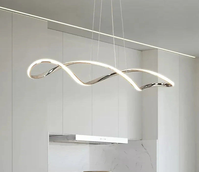 LED Spiral Glow Pendant