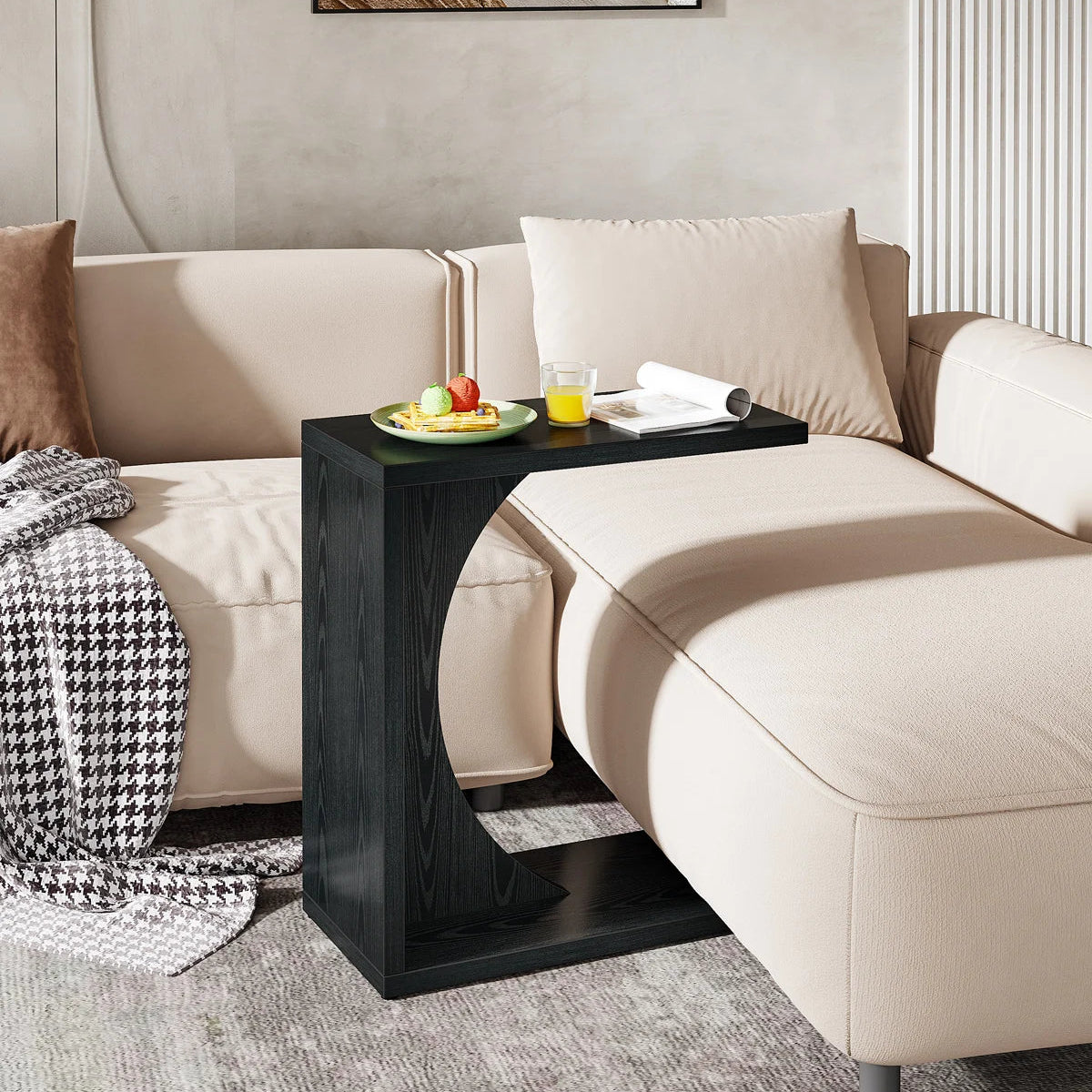 C-Shaped Side Table