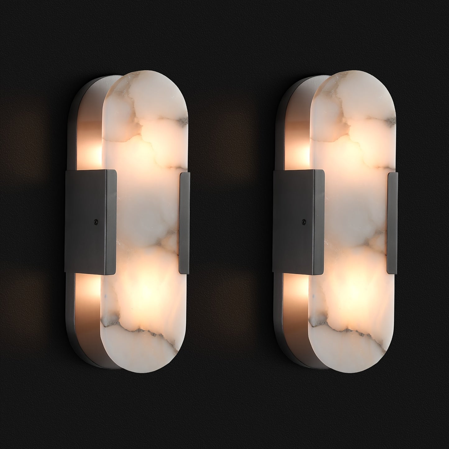 Vanity Alabaster Wall Sconces
