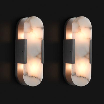 Vanity Alabaster Wall Sconces