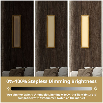Dimmable Modern Alabaster Mounted Sconces