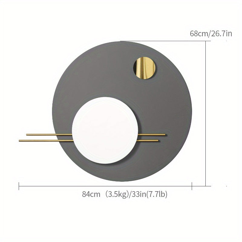 Modern Metal Abstract Shape Wall Decor