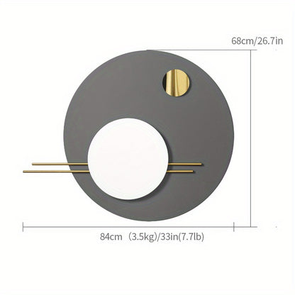 Modern Metal Abstract Shape Wall Decor