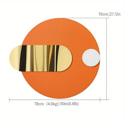 Modern Metal Abstract Shape Wall Decor