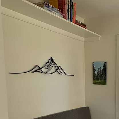Metal Mountain Wall Art
