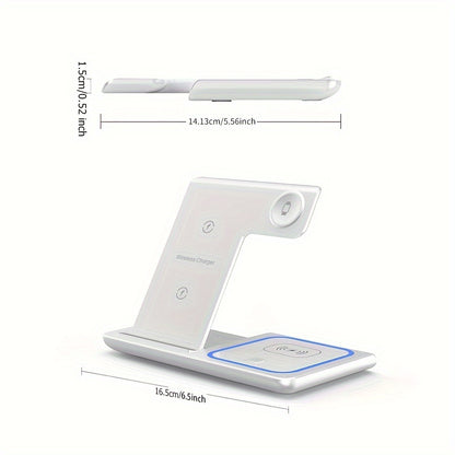 Wireless 3-In-1 Charging Station