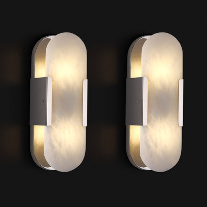 Vanity Alabaster Wall Sconces